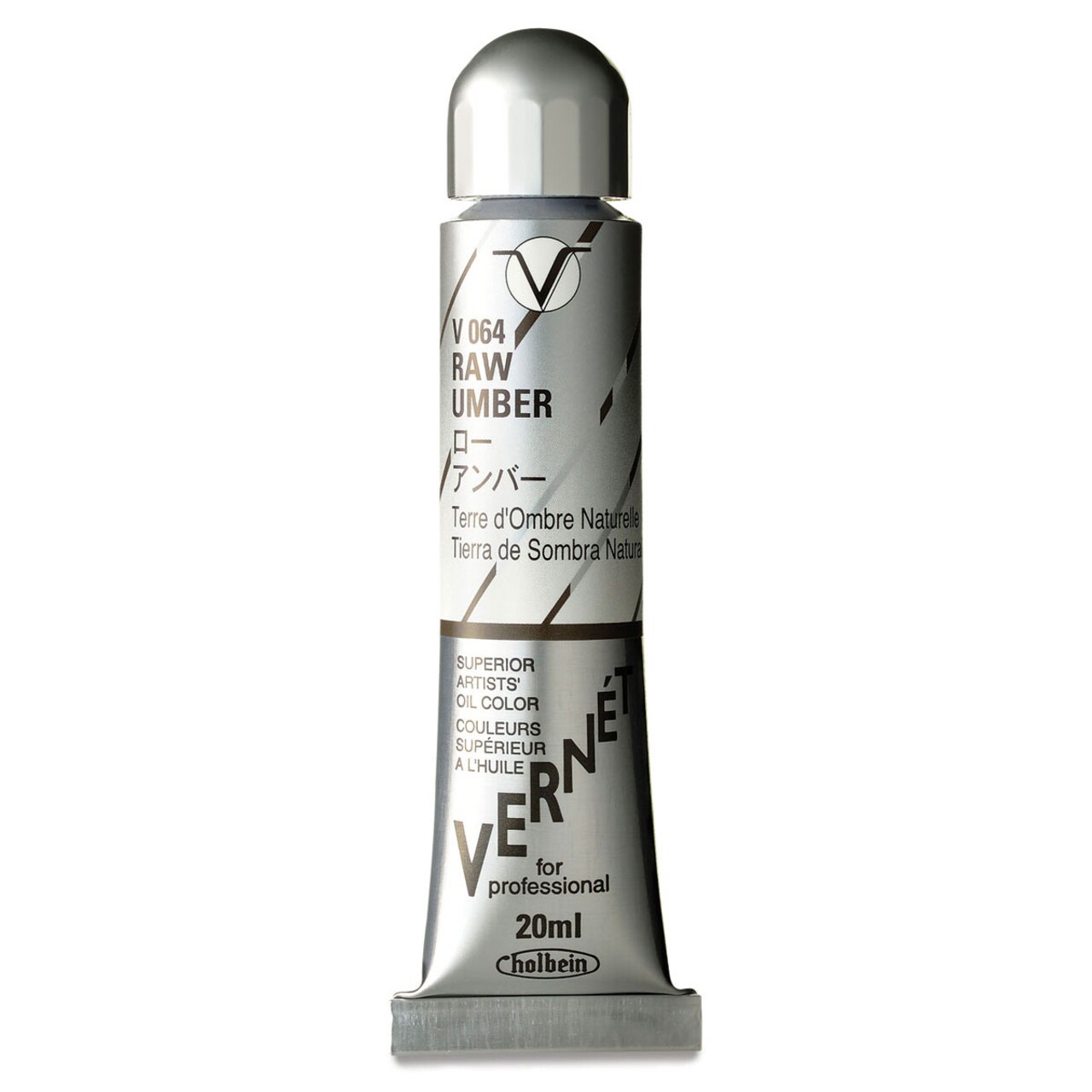 Holbein Vernét Superior Artists' Oil Color - Raw Umber, 20 ml tube